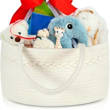 TFAL Baby Diaper Caddy, Nappy Organiser with Detachable Dividers 