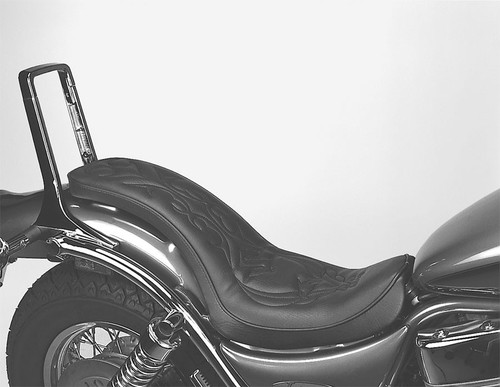 Motorcycle seat bench hard
