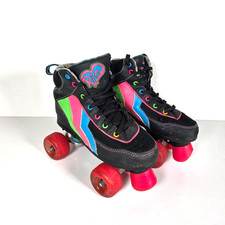 SFR Rio Roller Passion Quad Skates - Rainbow - UK 2 EUR 34