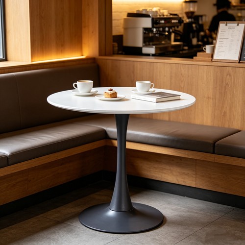 Dia 90cm round dining table - dia.,