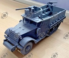 WW2 USA M5 HALF TRACK , 3D
