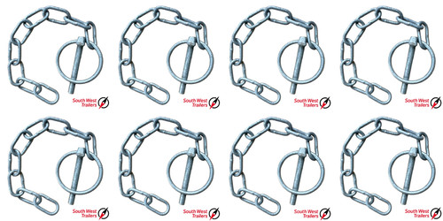 Linch pin and chain 6mm - 8,