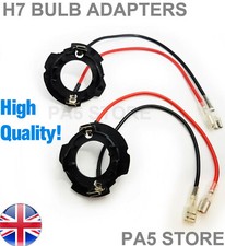 2x H7 Bulb Holder Adapters