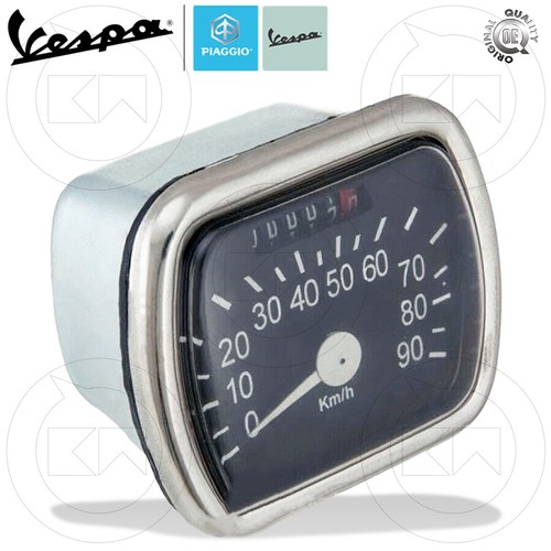 Black odometer h - black, vespa