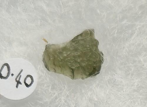 Genuine moldavite tektite 4g - genuine, 0.4g