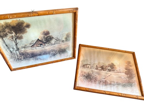 Pair vintage prints andre - pair, of