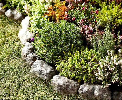 Piece stone effect - effect, garden