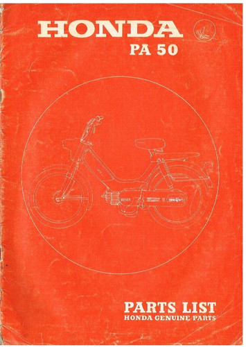 Honda model pa50 - honda,