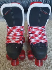 Bauer Vapor X-Elite Custom Quad Skates UK Size6-6.5 R Eu40-40.5