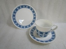 Vintage Retro Royal Tuscan Charade Bone China ,Tea Trio, Cup Saucer & Side Plate