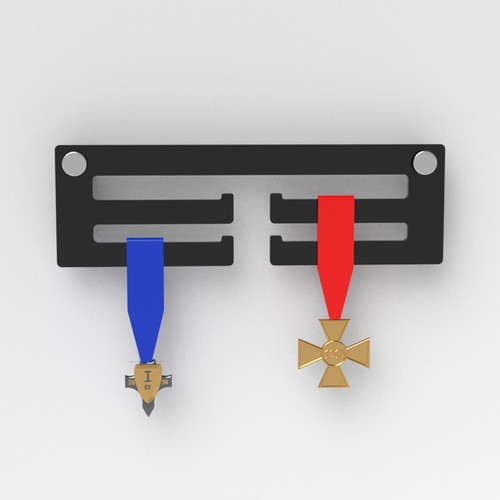 Medal display hanger black - medal,