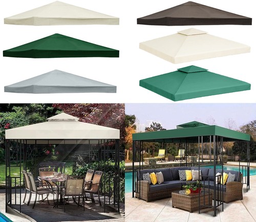 3x3m garden gazebo top cover - 3x3m,