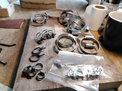 Triumph tr2 tr6 hose clips - triumph,