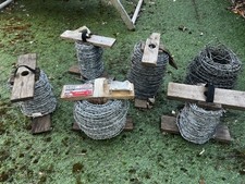 Job lot: 6 Rolls of barbed