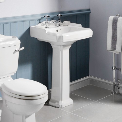 Traditional 590mm wash basin - traditional,