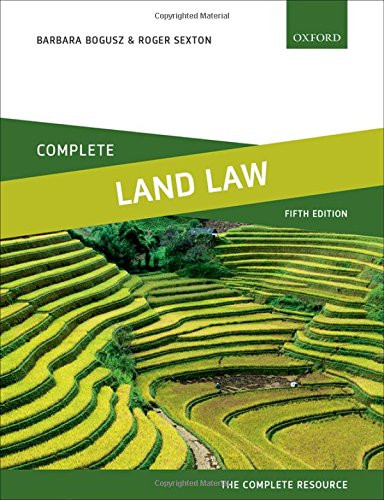 Complete land law text - complete,
