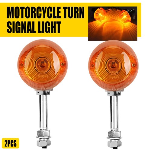 12v chrome motorcycle turn - 2x,