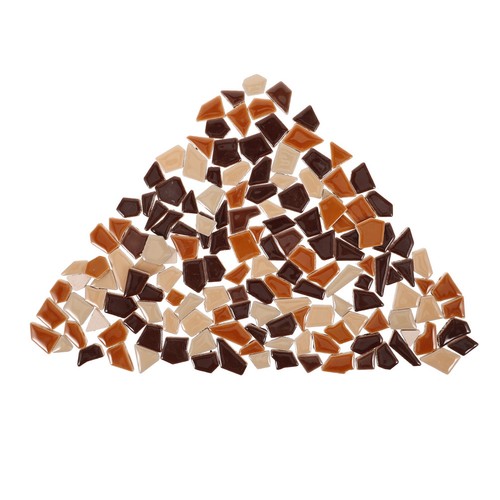 Chocolate ceramic mosaic - chocolate,