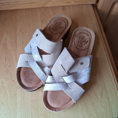 Fly flot genuine leather - leather, slip