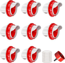 DIY No Waste Chicken Feeder – 8 Ports Poultry Feeder with Hole Saw