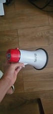 PORTABLE SPEAKER MEGAPHONE LOUD SPEAKER VOLUME ADJUSTABLE & SPEAK OFF ALARM