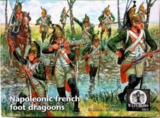 Napoleonic french foot dragoons Waterloo 1815 1:72 COD. AP041