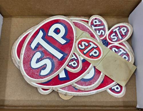 Stp oil treatment decals - stp,