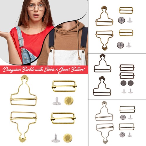 Dungaree metal buckle with - metal,
