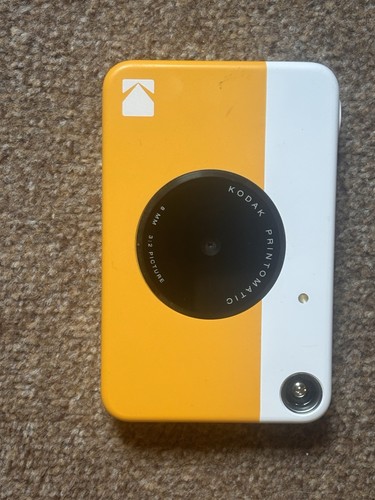 Yellow polaroid camera - yellow,