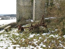 Photo A3 Horse drawn plough by