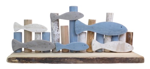 Wooden shoal fish - wooden,