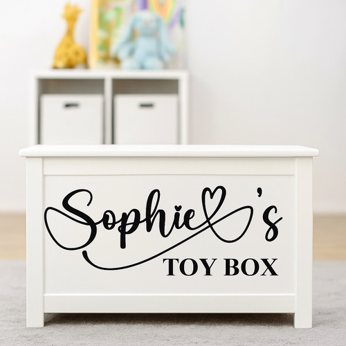 Personalized toy box - personalized, name