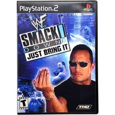 WWF Smackdown Just Bring It - Sony Playstation 2 PS2 Pristine Tested Authentic