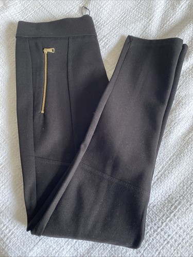 Black zara leggings trousers - black,