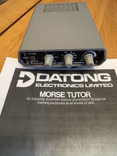 Morse tutor datong model d70 - datong,