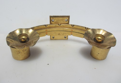 Antique brass wall - antique, lights