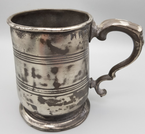 Antique half pint - pint, pewter