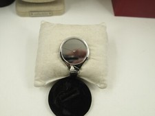 Georg Jensen Open Bangle Watch, Mirror Dial Design 326 Vivianna Torun - Working!