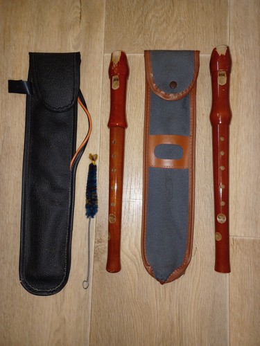Wooden soprano recorders adler - recorders,