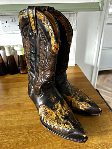 Sendra men black leather - men's,