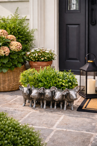 Pig planter trough - trough, ornament