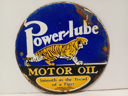 Vintage power lube motor oil - lube,