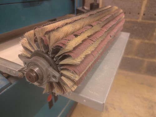 Denibbing head linisher - denibbing, for