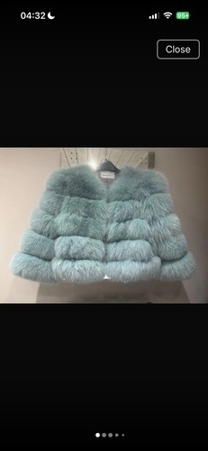 Real fur row - real, coat