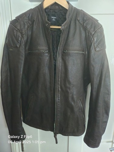 Superdry moto racer leather - moto,