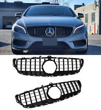 MERCEDES CLS CLASS W218 C218 PANAMERICANA GT FRONT GRILLE GLOSS BLACK 2015-2018