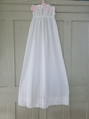 Vintage long white cotton - long,