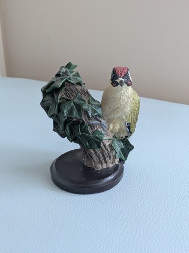 Green woodpecker figurine - woodpecker,