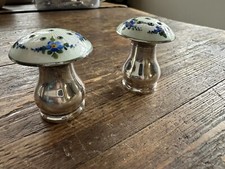 Sterling Silver Enamel Salt