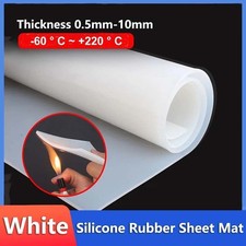White Solid Silicone Rubber